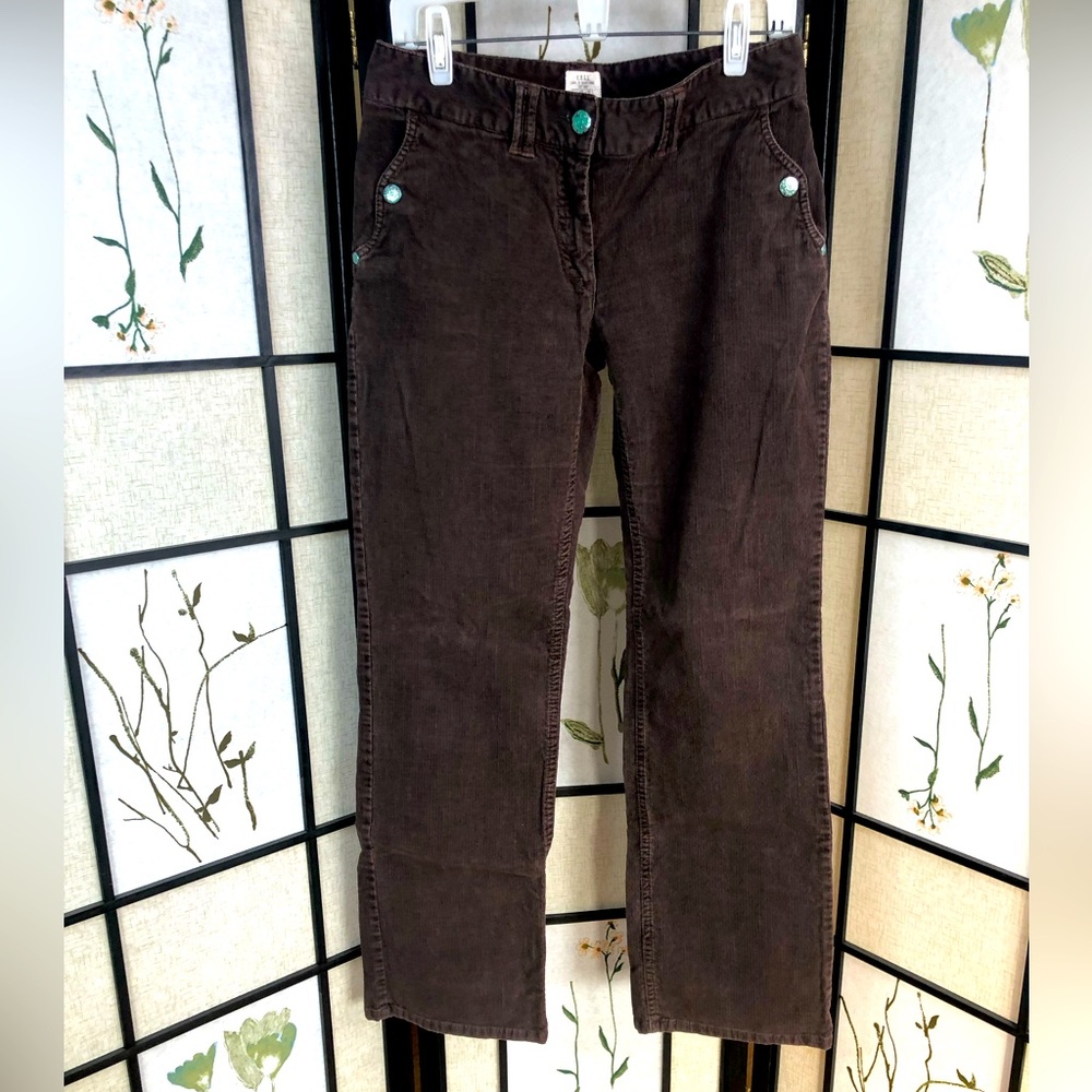 H&M Women’s Brown Corduroy Jeans. Straight Leg. Size 10.